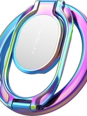 MagSafe Iridescent Phone Ring Grip Stand
